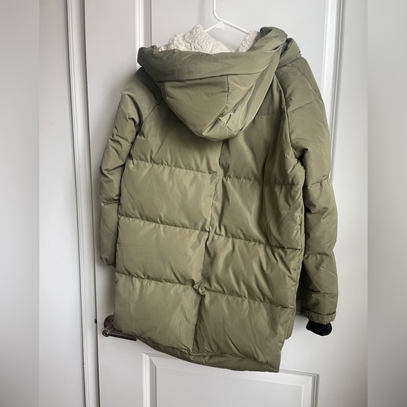 Orolay Zip Front Thickened Down Jacket Olive Small - Picture 6 of 6